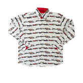 Claudio Lugli Couture Men's Formula 1 Racing Car Print Shirt - Size 3XL